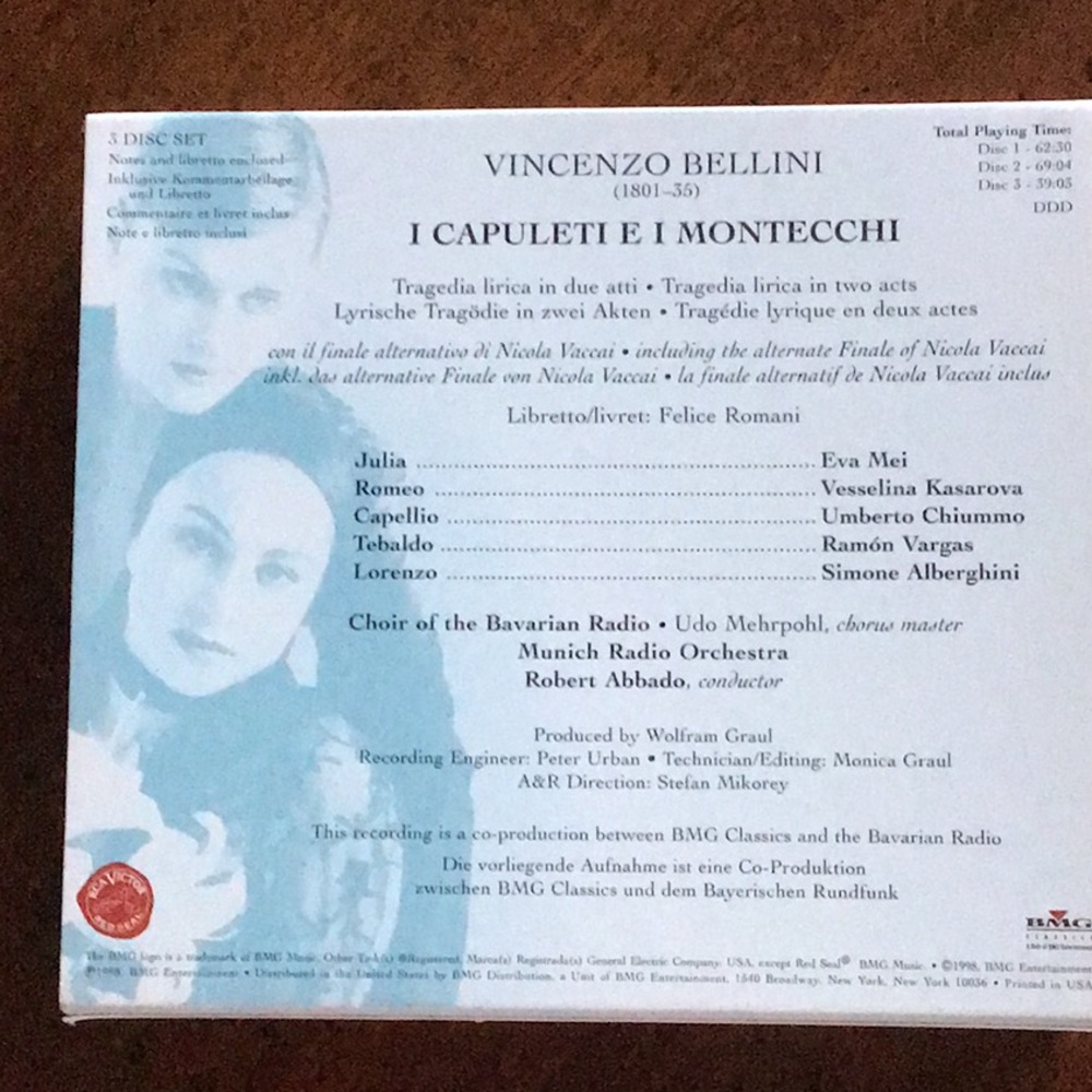 Bellini CD - Picture 2 of 2